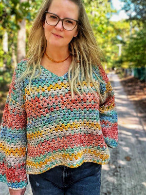 The Backstage Sweater Crochet Pattern