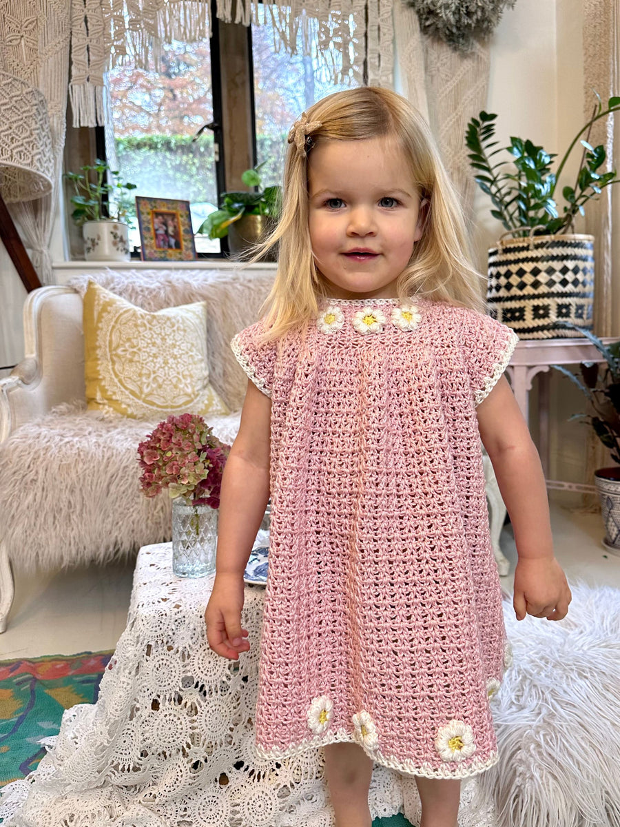 green cute dress Crochet Pattern - Sicila Dress