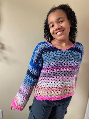 Mini Backstage Sweater Crochet Pattern