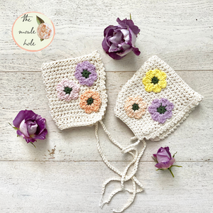 Flower Fairy Bonnet Crochet Pattern