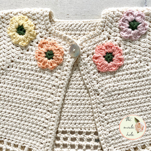 Flower Fairy Shrug Crochet Pattern