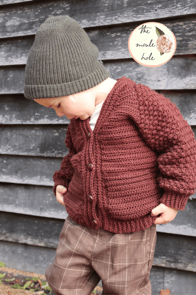 Sawyer Cardigan Crochet Pattern – The Moule Hole