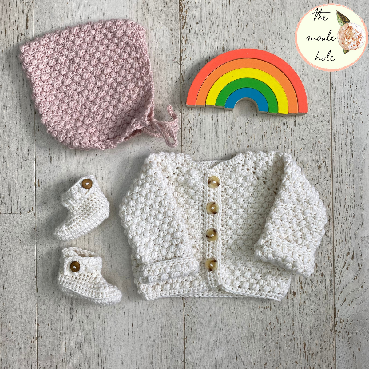 Crochet Bobble Stitch Crochet Baby Sweater With Unique Stitch Mini