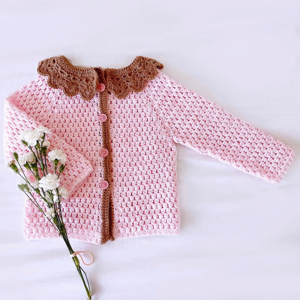 Two Color Cardigan Crochet Pattern Two Color Cardigan Crochet Pattern