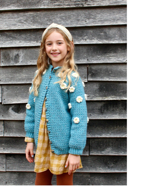 Daisy Cardigan Crochet Pattern