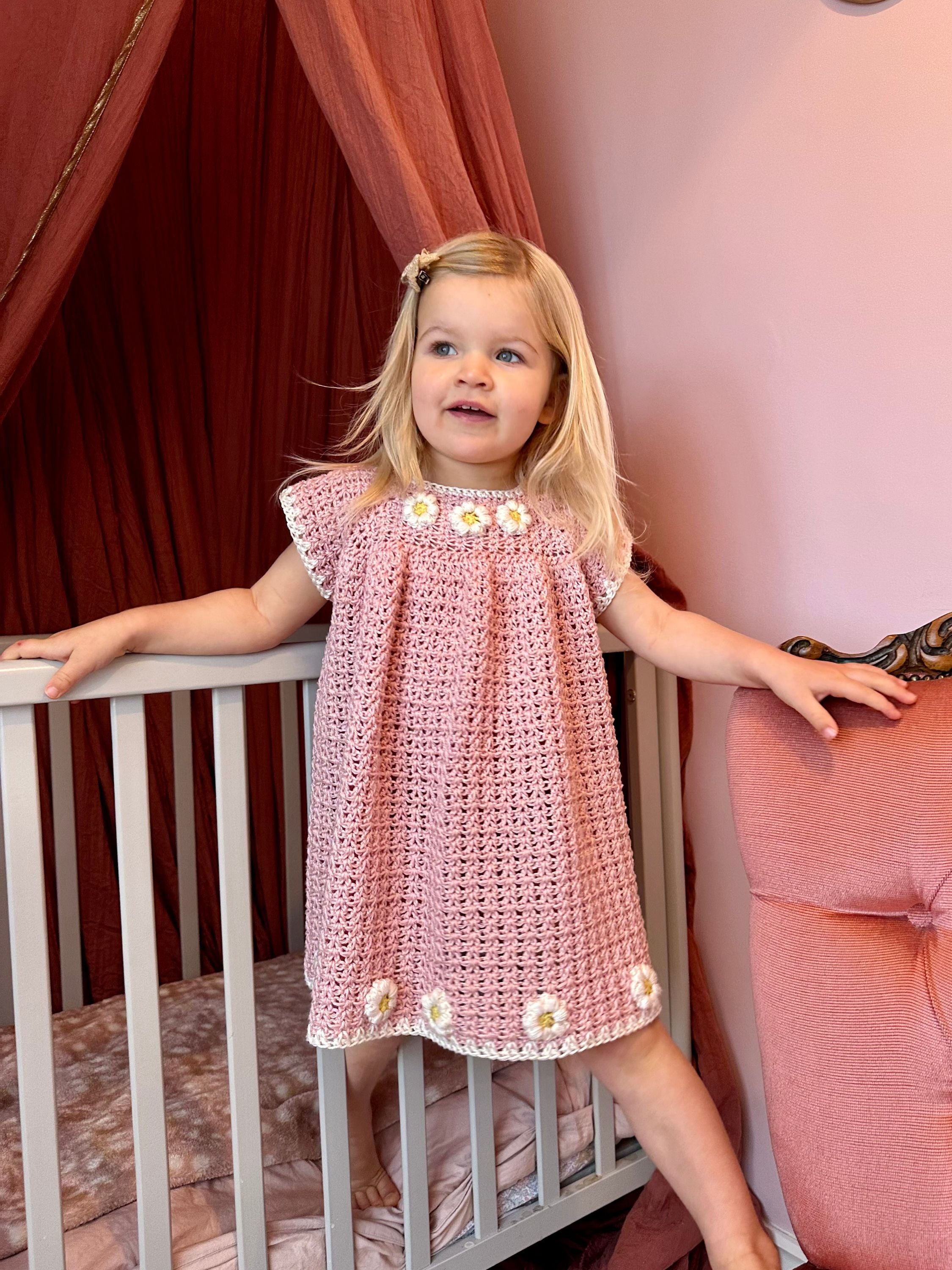 white christmas dresses Daisy Mae Crochet Dress main image 1