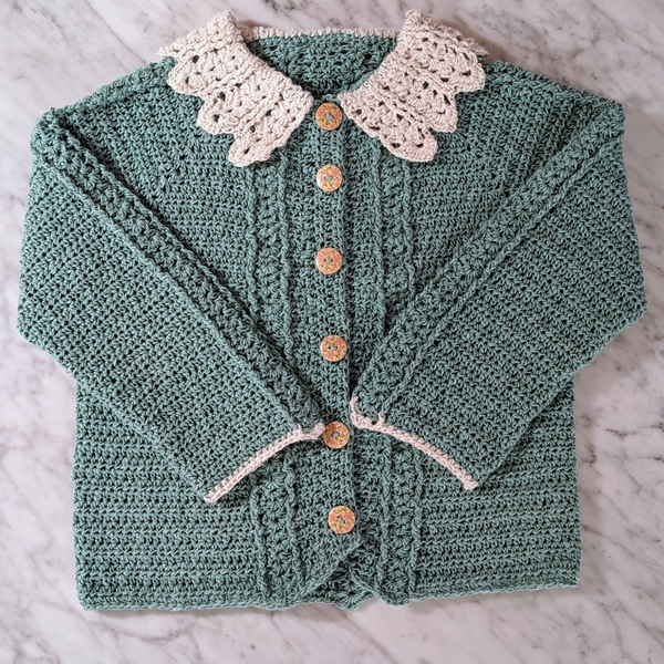 The Henrietta Cardigan Crochet Pattern