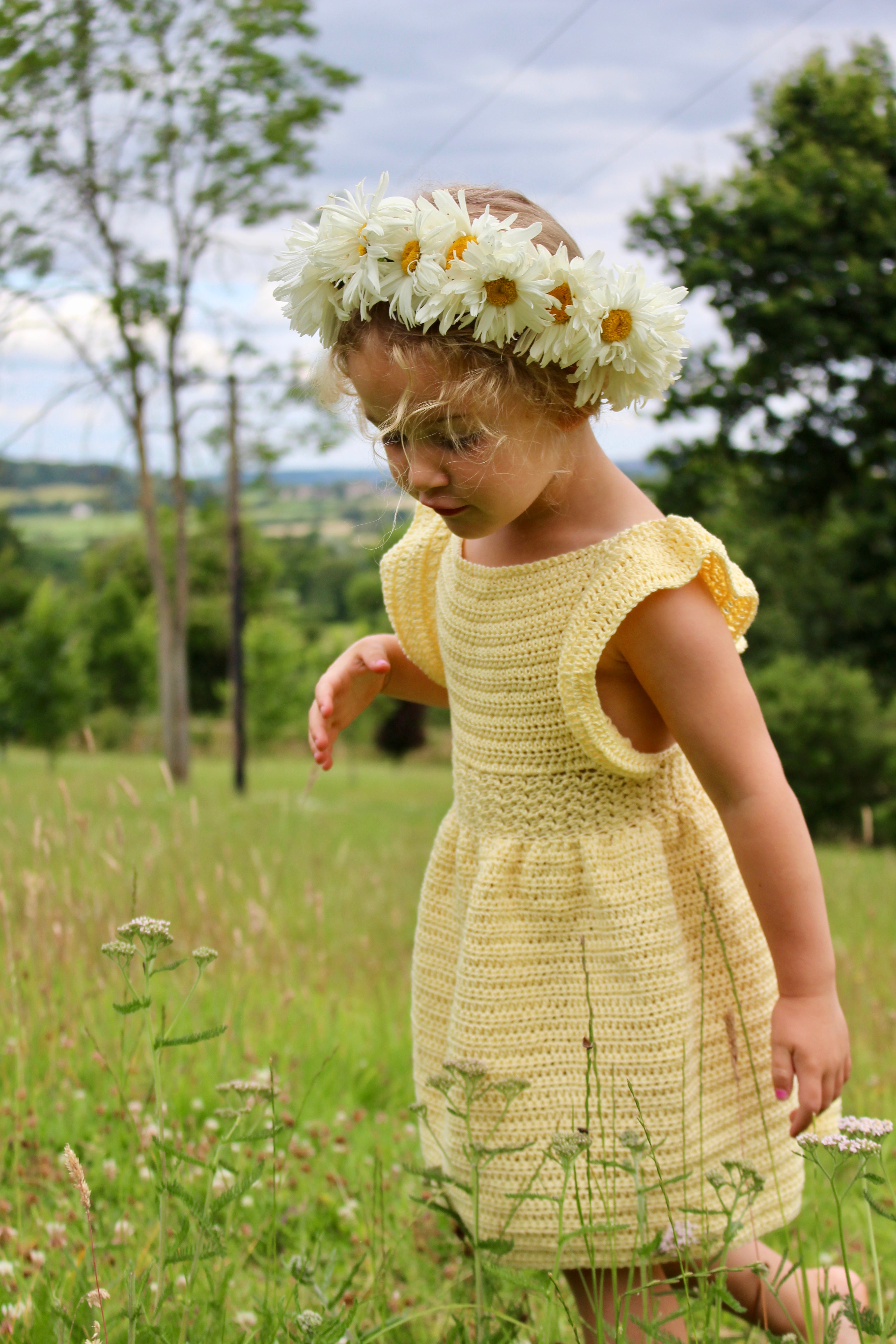 Flower Child Dress Crochet Pattern – The Moule Hole
