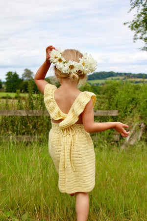 Flower Child Dress Crochet Pattern