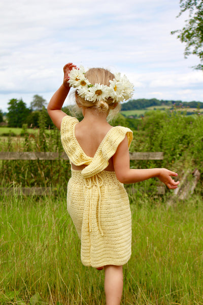 Flower Child Dress Crochet Pattern
