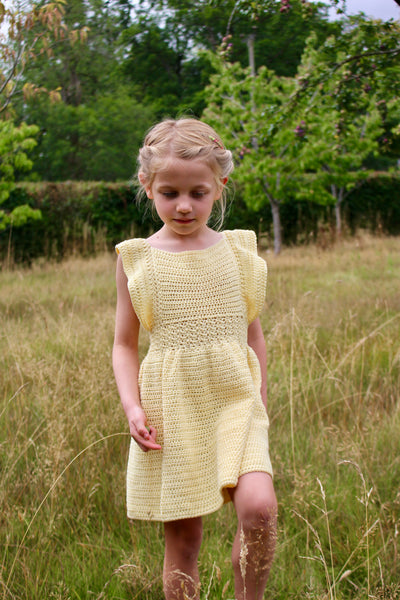 Flower Child Dress Crochet Pattern
