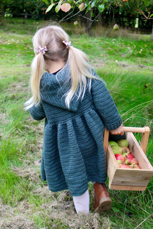 Magdalena Jacket Crochet Pattern PDF — Baby & Children’s Heirloom Hooded Jacket (0–6m to 10–12y)