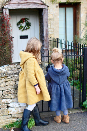 Magdalena Jacket Crochet Pattern PDF — Baby & Children’s Heirloom Hooded Jacket (0–6m to 10–12y)