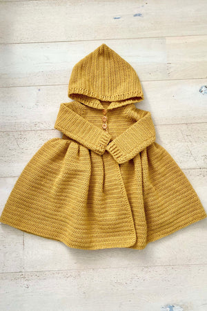 Magdalena Jacket Crochet Pattern PDF — Baby & Children's Heirloom Hood –  The Moule Hole