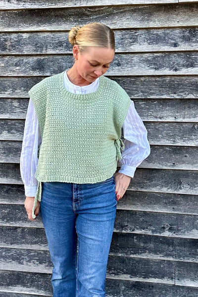 Mama Beau Vest Crochet Pattern