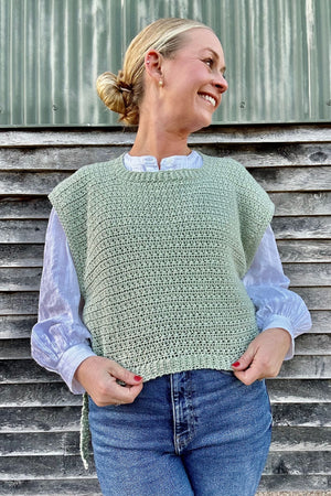 Mama Beau Vest Crochet Pattern
