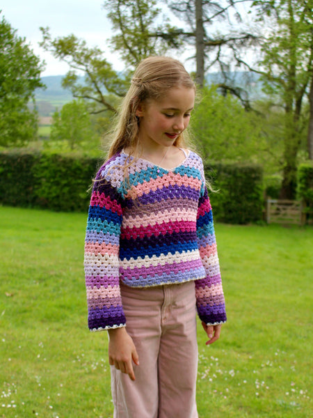 Mini Backstage Sweater Crochet Pattern