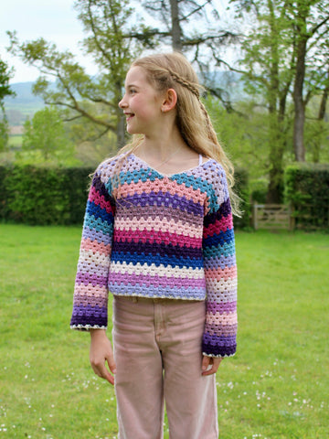Mini Backstage Sweater Crochet Pattern