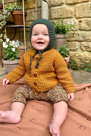 Rudy Cardigan Crochet Pattern PDF | Baby & Children’s Cardigan