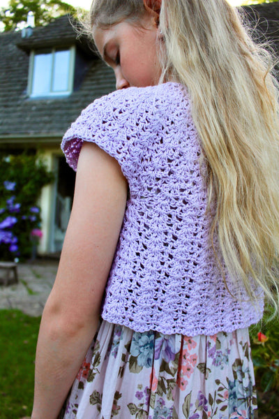 The Sea Shell Top Crochet Pattern | Kids