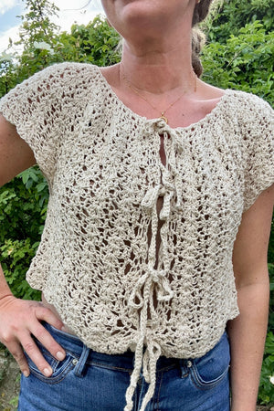 The Sea Shell Top Crochet Pattern | Adult