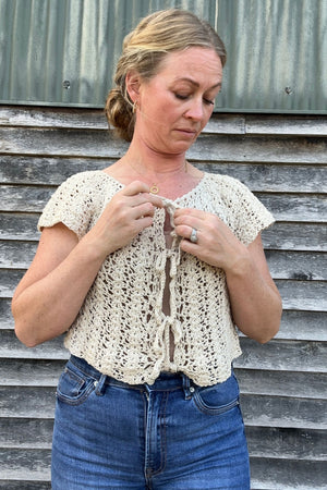 The Sea Shell Top Crochet Pattern | Adult