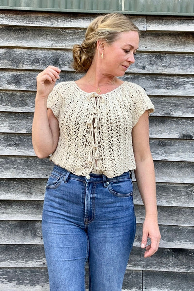 The Sea Shell Top Crochet Pattern | Adult