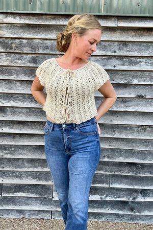 The Sea Shell Top Crochet Pattern | Adult