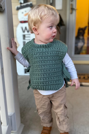 Crochet boys clearance vest