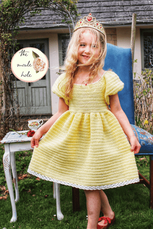 crochet princess belle dress Crochet Tutorial: Princess Costume