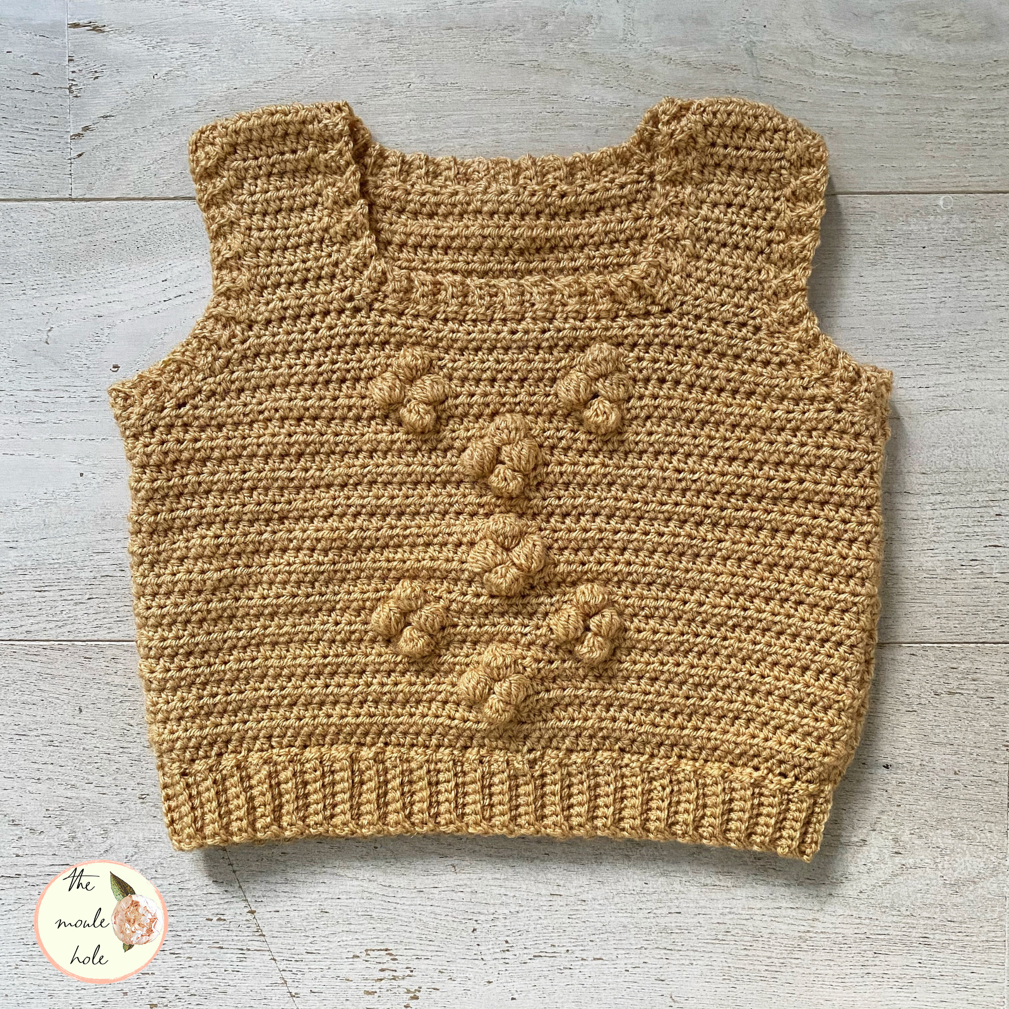 Crochet vest 2025 for little girl