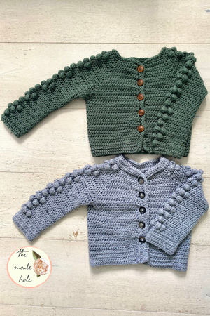 Dusty Miller Cardigan Crochet Pattern