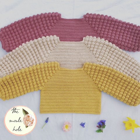 Flappy Sleeve Cardigan Crochet Pattern