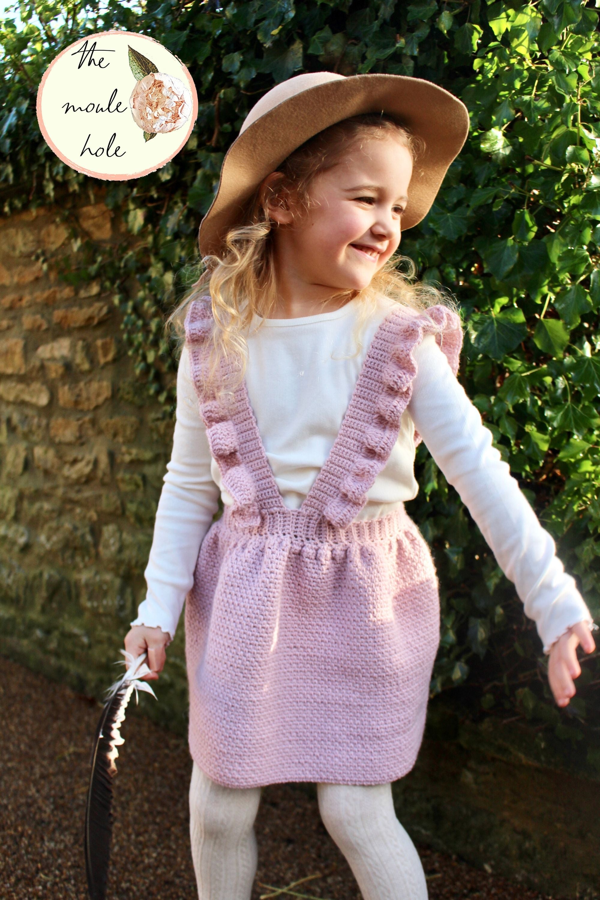 crochet pinafore dress Countryside Pinafore Crochet Pattern The Moule Hole