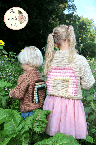 Over The Rainbow Cardigan Crochet Pattern