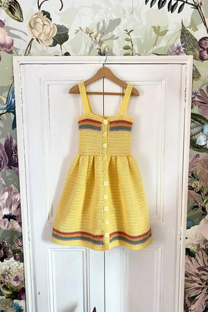 rainbow crochet dress Rainbow Dress Crochet Pattern The Moule Hole