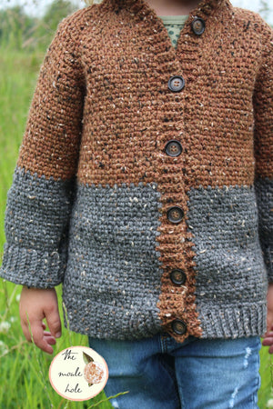Sawyer Cardigan Crochet Pattern