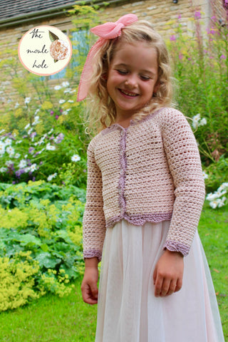 Sweet Cecilia Cardigan Crochet Pattern